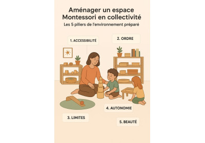 Aménager un espace Montessori en collectivité : les 5 piliers de l'environnement préparé