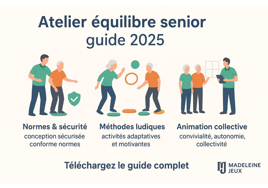 Le guide ultime 2025 des normes et méthodes pour concevoir un atelier d'équilibre senior sécurisé et ludique en collectivité