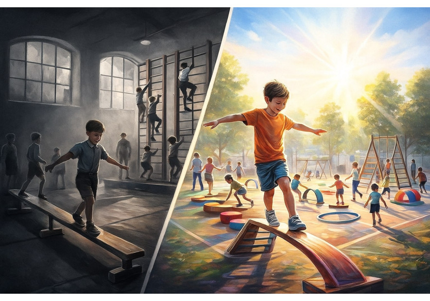 De l'ombre à la lumière : l'odyssée historique de la motricité au cœur des enjeux éducatifs et sociétaux du XXe Siècle