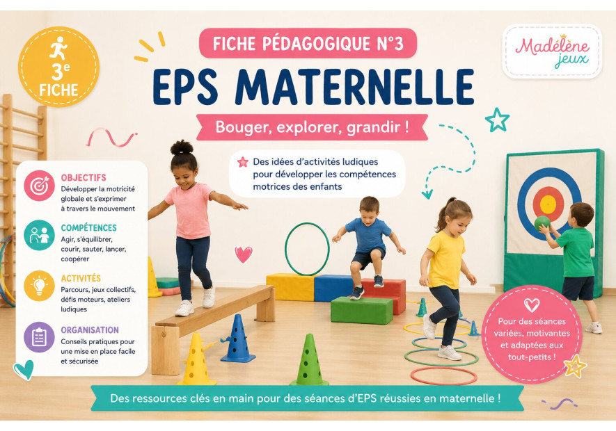 Fiche pédagogique 3 - EPS maternelle