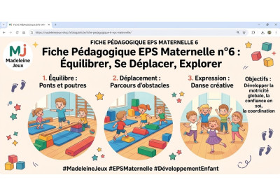 Fiche pédagogique 6 - EPS maternelle
