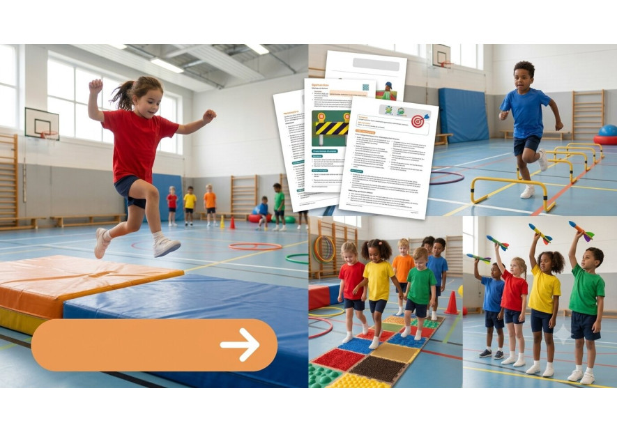 Fiche pédagogique 8 - Athlétisme d'éveil : courir, sauter, lancer