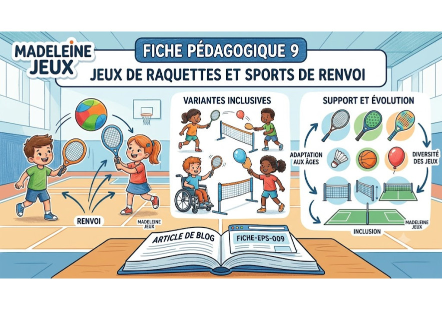 Fiche pédagogique 9 - Jeux de raquettes et sports de renvoi