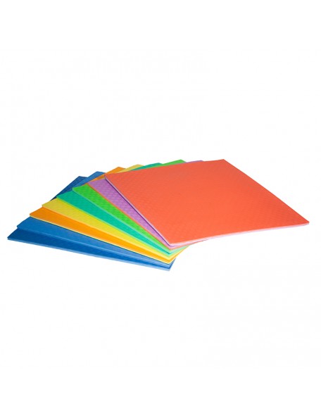 Dalle de protection de sol en mousse Bi-colore - 1 - Dalle de protection de sol en mousse avec 2 couleurs (une couleur de chaque