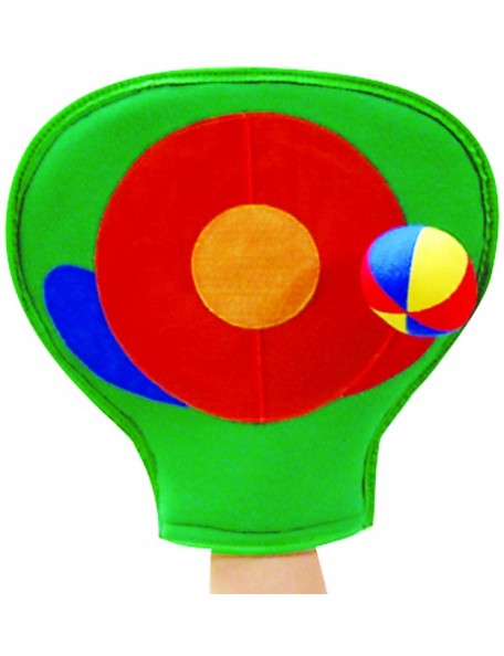 Gant-cible de scratch-ball pour les jeux de lancer et de cible pour enfants.