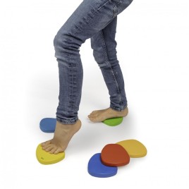 12 pierres d'équilibre en bois