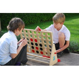 Puissance 4 en bois grande taille