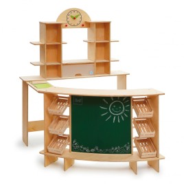 Magasin géant en bois