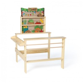 Magasin bio en bois
