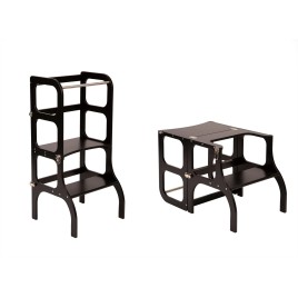 Tour Montessori transformable Noire