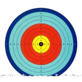 Cible blason de sarbacane handisport