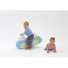 Voiture à bascule en mousse Ciel