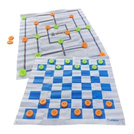 Tapis géant jeu de dames