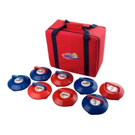 Ensemble pierres de curling pour jeu sportif de curling