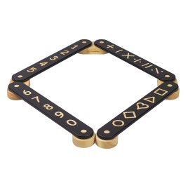 Parcours d'équilibre bois noir