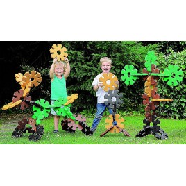 Fleurs géantes de construction Méga set