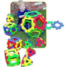 Formes géométriques géantes 52 pièces