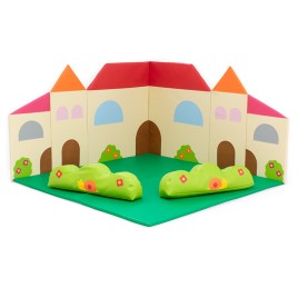 Tapis mural le village