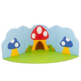 Tapis mural les champignons