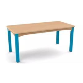 Table rectangulaire en bois pour enfants