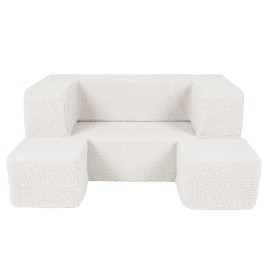 Ensemble canapé enfants blanc
