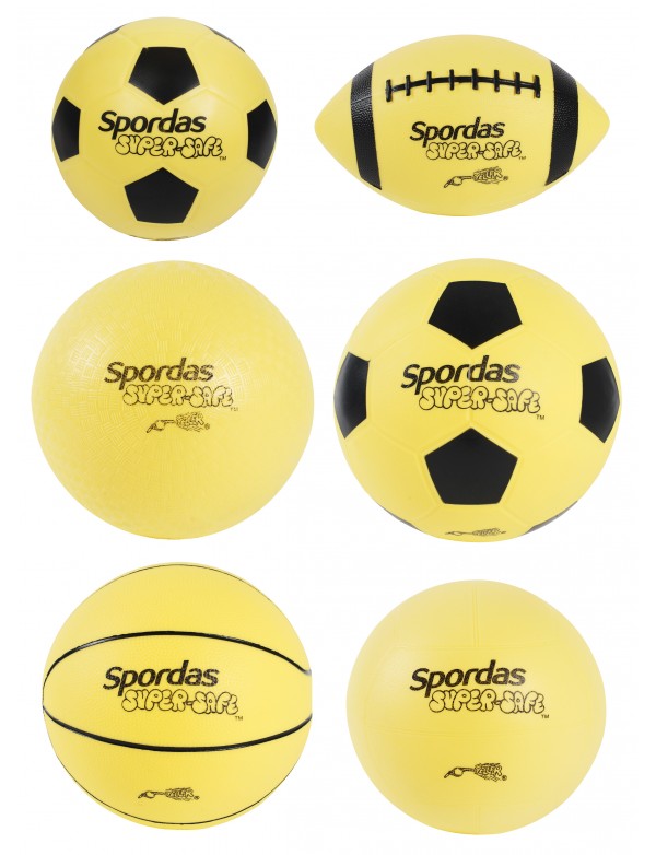 Ballons de jeux super sécurité scolaire Spordas en mousse et en vinyle