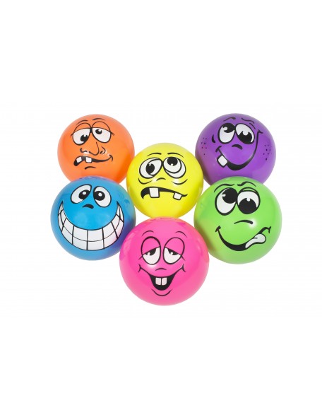 Lot de 6 ballons figuratifs 25 cm de Spordas, fabriqués en PVC, pour les jeux sportifs scolaires