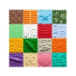 Tapis géant de dalles sensorielles