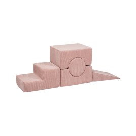 Parcours de motricité Rose Velours 5 modules