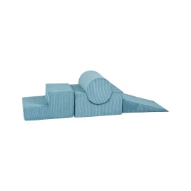 Parcours de motricité Turquoise Velours 4 modules