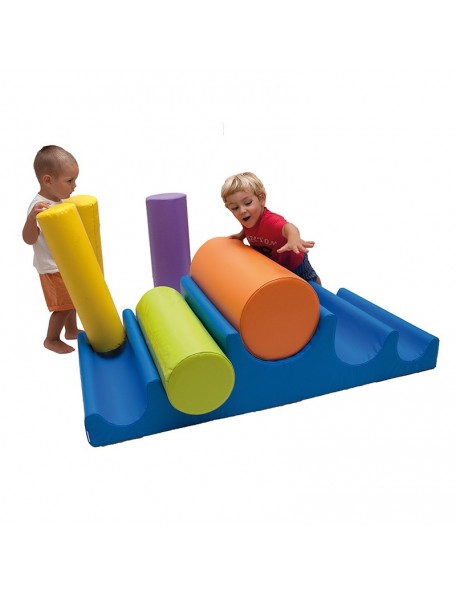 La montagne de cylindres en mousse - 2