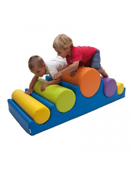 La montagne de cylindres en mousse - 1