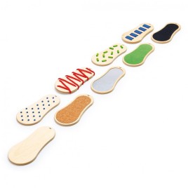 Les pieds sensoriels d'équilibre