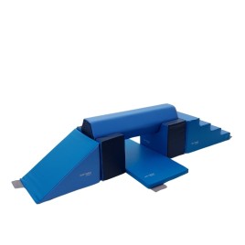 Kit équilibre Sarneige Maternelle Bleu Kit équilibre Sarneige maternelle, de couleur bleu, matériel pour réaliser des parcours d