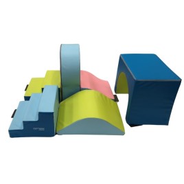 Kit Promenade Sarneige Lilas Kit de motricité Promenade Sarneige Lilas et bleu composé de 6 éléments en mousse, pour réaliser de