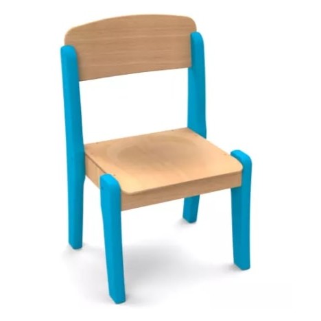 Chaise empilable pour enfants, crèche et maternelle