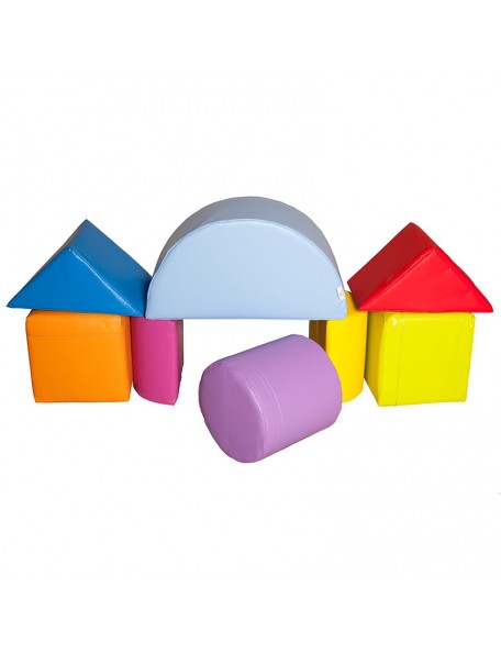 8 blocs géants en mousse à assembler - 1