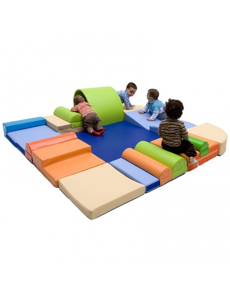 Kit géant parcours de motricité bébé 20 éléments - 2