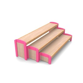 3 banc gigogne en bois pour enfants