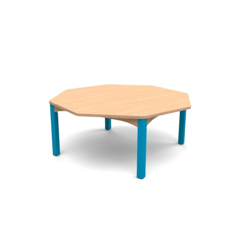 Table octogonale 4 pieds