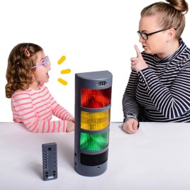 Feu tricolore bruit et lumière