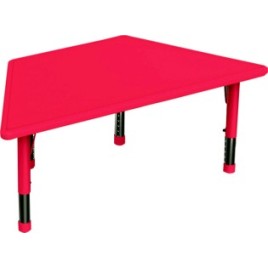 Table trapèze scolaire 120 x 60 cm