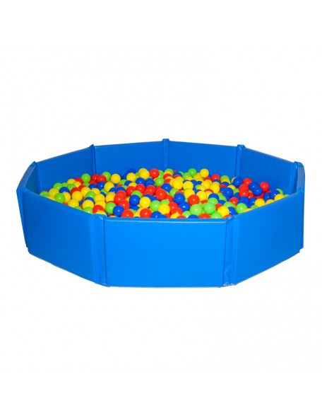 Piscine à balles en mousse ronde et pliable - 1