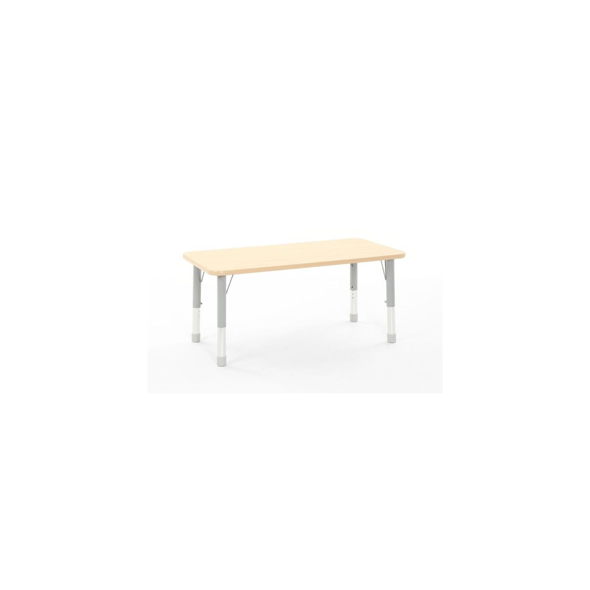 Table rectangulaire 120 x 60 cm réglable en hauteur