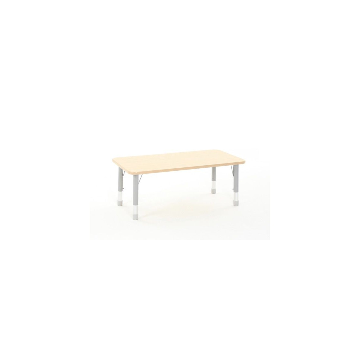 Table rectangulaire 120 x 75 cm réglable en hauteur