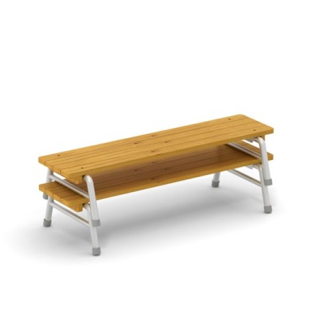 Banc d'extérieur 120 cm empilable