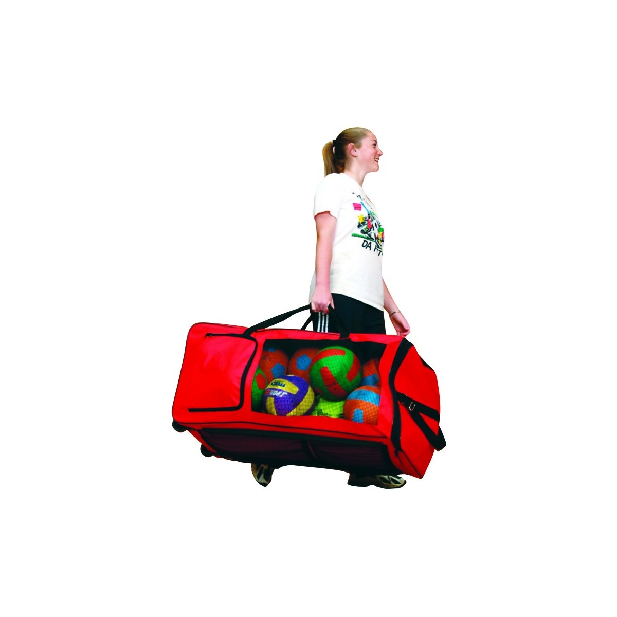 Méga sac avec 11 poches de qualité Spordas pour le transport facile de matériel sportif.