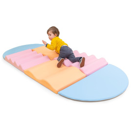 Parcours de motricité bébé les vagues