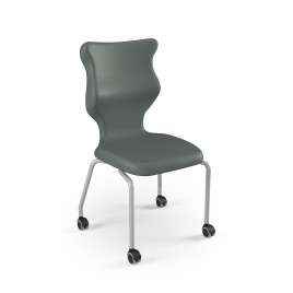 Chaise ergonomique scolaire sur roulettes