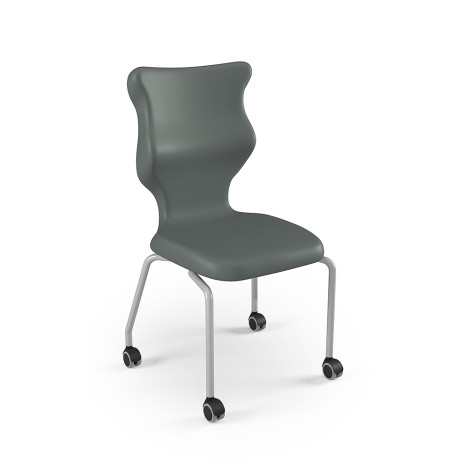 Chaise ergonomique scolaire sur roulettes